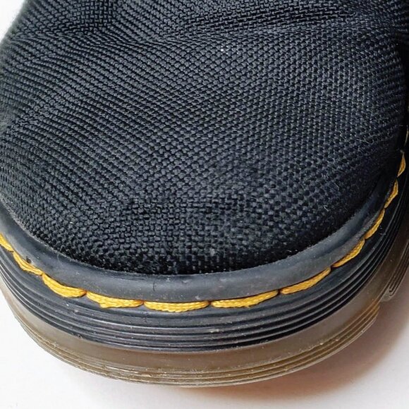 Dr Martens Bonny Black Canvas Boots Unisex Doc Punk High Top Chunky Street W6 M5 - Picture 10 of 11